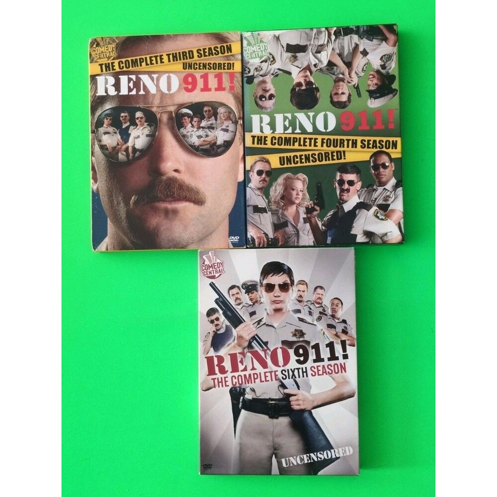 Lot Of 3 Reno 911 DVD's Season 3, 4 And 6